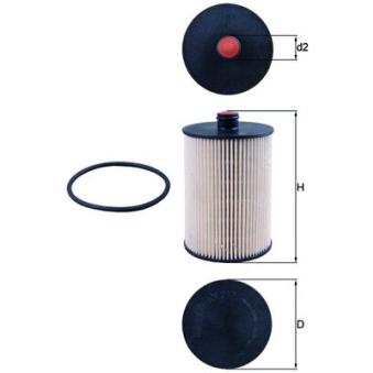 Filtre à carburant KNECHT OEM 2D0127177