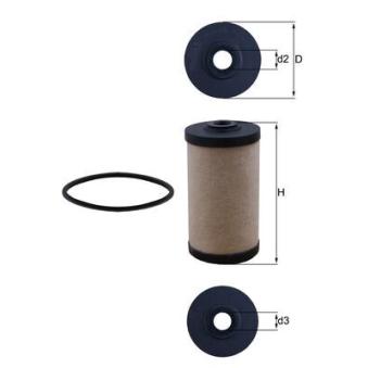 Filtre à carburant KNECHT OEM 0000650615