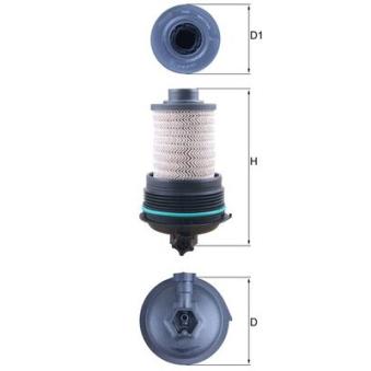 Filtre à carburant KNECHT KX 532 pour FORD TRANSIT 2.0 EcoBlue - 160cv