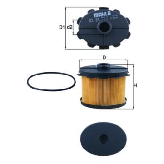 Filtre à carburant KNECHT OEM 1906A9