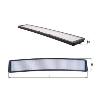 Filtre, air de l'habitacle KNECHT OEM 64312182458