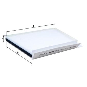 Filtre, air de l'habitacle KNECHT LA 156 pour DS DS 7 E 280 CDI - 177cv