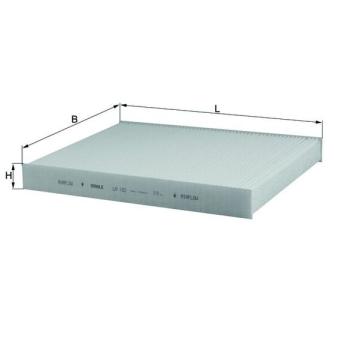 Filtre, air de l'habitacle KNECHT OEM 7E0819631