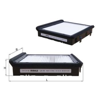 Filtre, air de l'habitacle KNECHT OEM 191819638