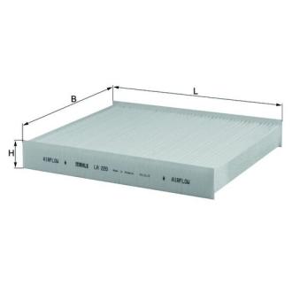 Filtre, air de l'habitacle KNECHT OEM 3M5H18D543BA