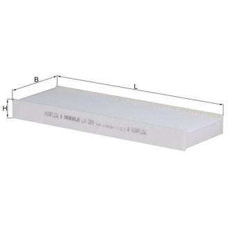 Filtre, air de l'habitacle KNECHT OEM 999M1D4005