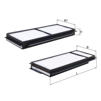 Filtre, air de l'habitacle KNECHT LA 346/S pour KIA XCEED 2.0 CD - 110cv