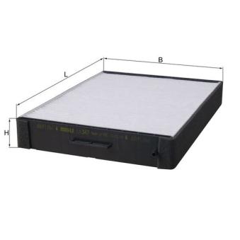 Filtre, air de l'habitacle KNECHT OEM 976193C100