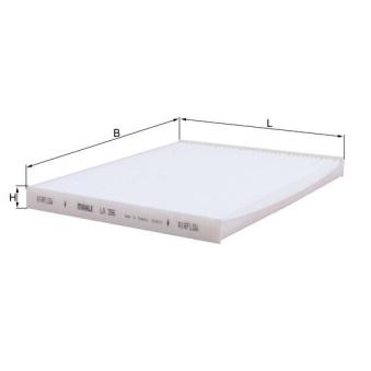 Filtre, air de l'habitacle KNECHT OEM B7277EN00M