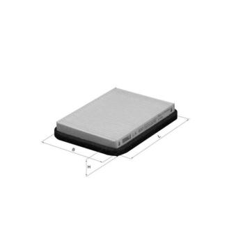 Filtre, air de l'habitacle KNECHT LA 400 pour HYUNDAI GETZ 1.4 - 97cv