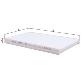 Filtre, air de l'habitacle KNECHT OEM 6001073268