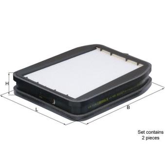 Filtre, air de l'habitacle KNECHT OEM 2118301218