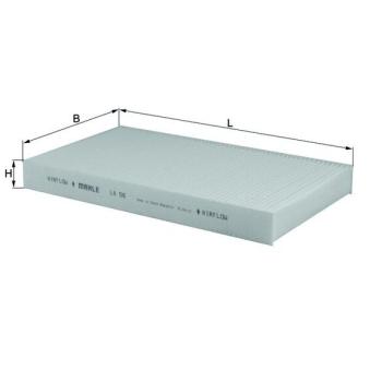 Filtre, air de l'habitacle KNECHT OEM 60653641 Filtre, air de l'habitacle KNECHT OEM 60653641