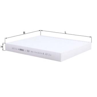 Filtre, air de l'habitacle KNECHT LA 569 pour AUDI A3 2.4 - 295cv