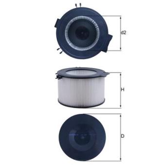 Filtre, air de l'habitacle KNECHT LA 65 pour FORD GRANADA 2.5 Syncro - 110cv