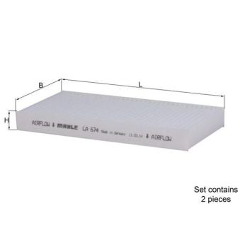 Filtre, air de l'habitacle KNECHT OEM 68033193AA