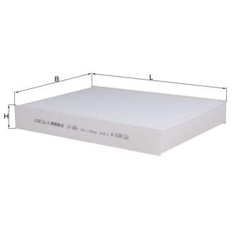 Filtre, air de l'habitacle KNECHT [LA 686]