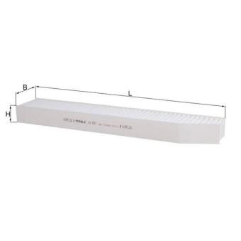 Filtre, air de l'habitacle KNECHT LA 897 pour JEEP COMMANDER 5.7 V8 - 326cv