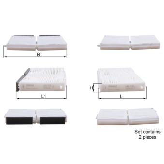 Filtre, air de l'habitacle KNECHT LAG 113/S