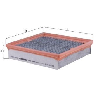 Filtre, air de l'habitacle KNECHT OEM 8122446