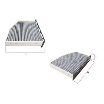 Filtre, air de l'habitacle KNECHT OEM 1K2819653B