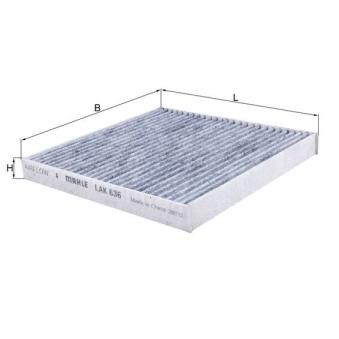 Filtre, air de l'habitacle KNECHT OEM 6479J7