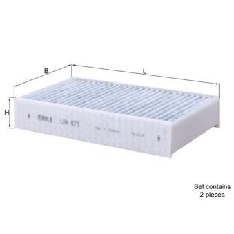 Filtre, air de l'habitacle KNECHT OEM 9237159