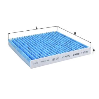 Filtre, air de l'habitacle KNECHT OEM GJ6A61P11