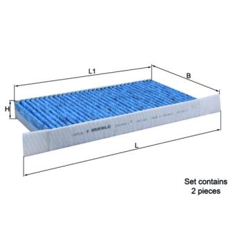 Filtre, air de l'habitacle KNECHT OEM 272770001R