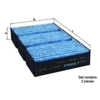 Filtre, air de l'habitacle KNECHT OEM A1668307201