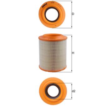 Filtre à air KNECHT OEM 4E0129620