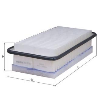 Filtre à air KNECHT OEM 178010N020