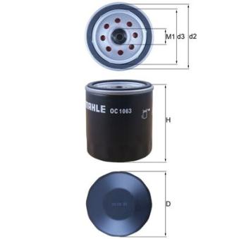 Filtre à huile KNECHT OEM 5015485