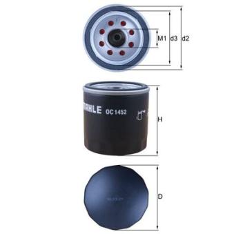 Filtre à huile KNECHT OEM HG9Q6714AA