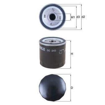 Filtre à huile KNECHT OEM A760X6714SA