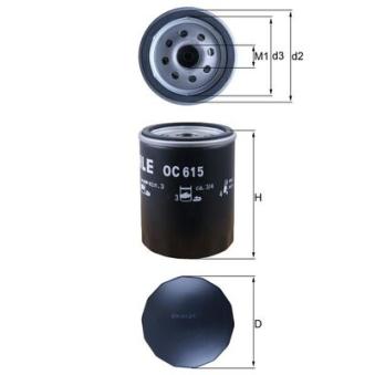 Filtre à huile KNECHT OEM 1449182