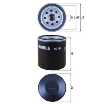 Filtre à huile KNECHT OEM 9091520003