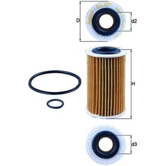 Filtre à huile KNECHT OEM 8200025862