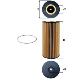 Filtre à huile KNECHT OEM 01420640