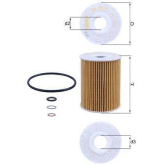 Filtre à huile KNECHT OEM 93743595