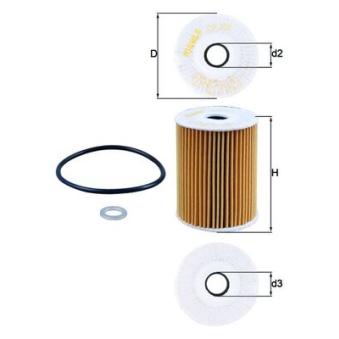 Filtre à huile KNECHT OEM 263203CKB0