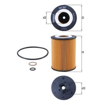 Filtre à huile KNECHT OEM 11417508642