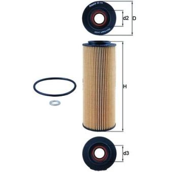 Filtre à huile KNECHT [OX 775D]