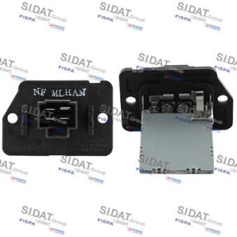 Résistance, pulseur d'air habitacle SIDAT 10.9072