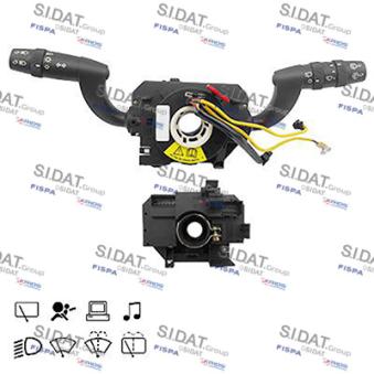 Commutateur de colonne de direction SIDAT OEM 735342521
