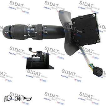 Commutateur de colonne de direction SIDAT 430475 pour FORD RANGER 50 C 17 - 166cv