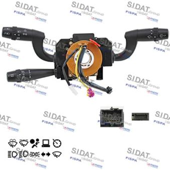 Commutateur de colonne de direction SIDAT 431110 pour PEUGEOT BOXER 2.0 BlueHDi 110 - 110cv