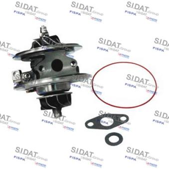 Groupe carter, turbocompresseur SIDAT OEM 038253010P Groupe carter, turbocompresseur SIDAT OEM 038253010P