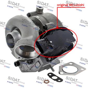 Turbocompresseur, suralimentation SIDAT OEM 11657795498