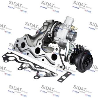 Turbocompresseur, suralimentation SIDAT 49.058 pour SMART CABRIO 0.7 - 61cv